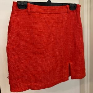 Suzy Shier Orange Skirt Size 3/4 or Small/Medium